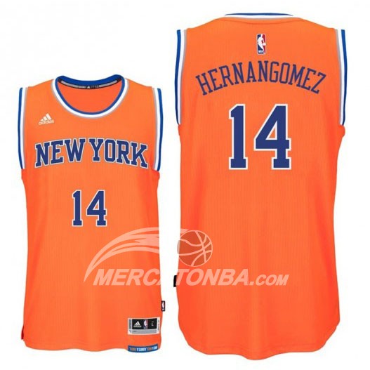 Maglia NBA Joakim Hernagomez New York Knicks Naranja